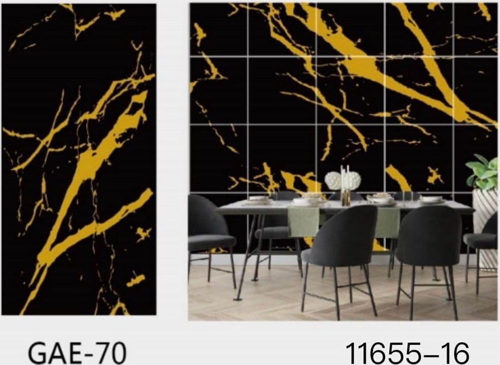 PANNELLO ADESIVO EFFETTO MARMO NERO STRIATO ORO PARETI PARASCHIZZI 300X60CM STANZA in Pavimenti di PVC Trade Shop italia - Napoli, commercioVirtuoso.it