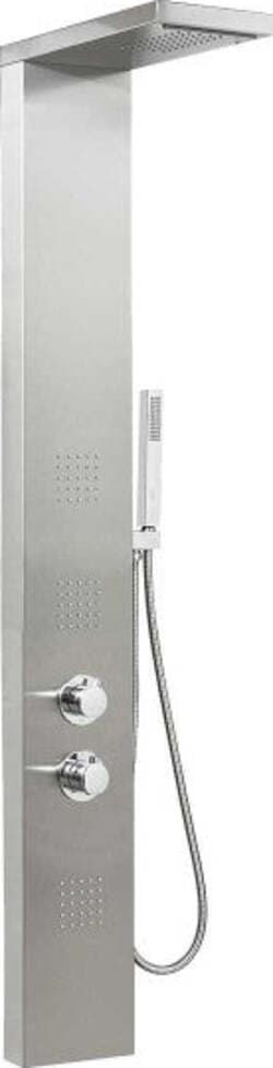 Pannello Doccia Colonna In Acciaio Con Doccetta Soffione Cascata Idromassaggio Fai da te/Attrezzature per cucine e bagni/Attrezzature per bagni/Rubinetti per docce e vasche da bagno e parti/Sistemi per vasche da bagno e docce Trade Shop italia - Napoli, Commerciovirtuoso.it