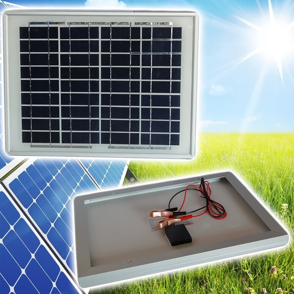 Pannello Fotovoltaico Solare Modulo 10w 10watt 12v Celle Silicio Pinze Batteria Auto e Moto/Accessori per auto/Accessori di emergenza/Triangoli di segnalazione Trade Shop italia - Napoli, Commerciovirtuoso.it