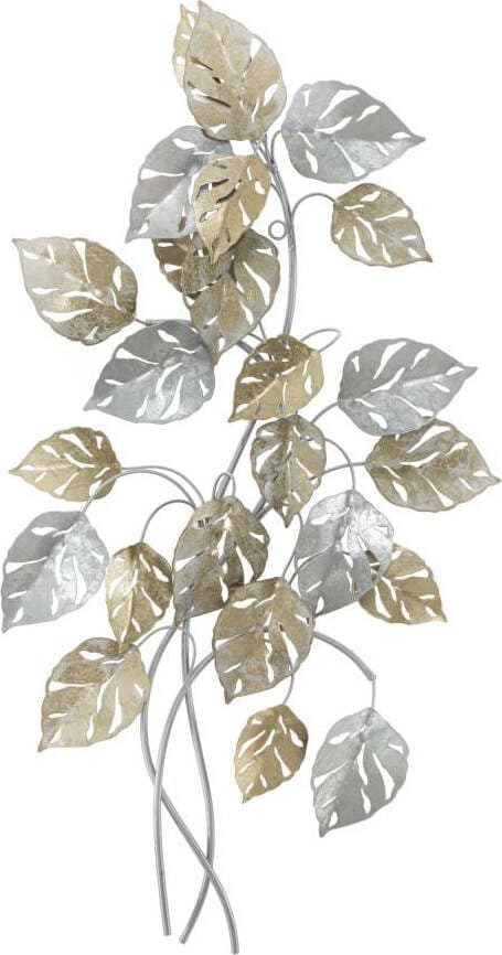 Pannello In Ferro Leaf Cm 50X7,5X90,5 Casa e cucina/Decorazioni per interni/Arte/Poster e stampe Led Mall Home - Napoli, Commerciovirtuoso.it