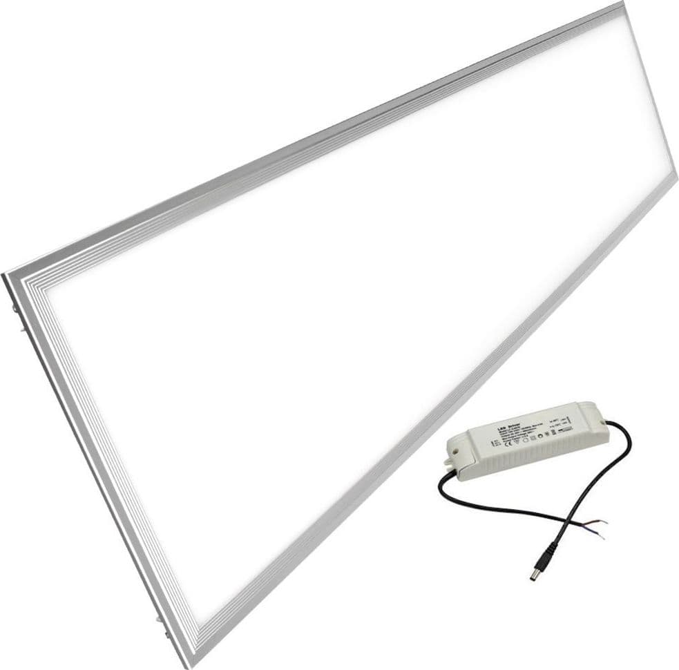 Pannello Led 120x30 40W Rettangolare Plafoniera Led 120x30cm Luce Bianca E Calda Trade Shop italia - Napoli, Commerciovirtuoso.it