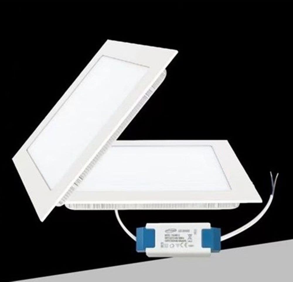 PANNELLO LED INCASSO QUADRATO SLIM PLAFONIERA 3W CCT 3 COLORAZIONI LUCE P73A-Q3C in Plafoniere da ufficio Trade Shop italia - Napoli, commercioVirtuoso.it