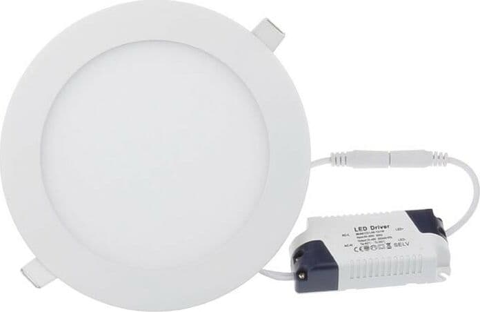 Pannello-Led-Luce-Bianca-Plafoniera-Slim-Incasso-Faretto-12w-Driver-Universo