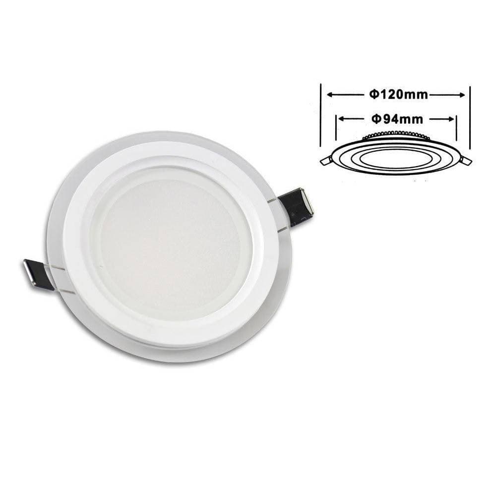 Pannello Led Slim Incasso Bordo In Vetro Tondo 9w Luce 6500k 3000k 4000k P-94et Casa, arredamento e bricolage > Illuminazione da interno > Faretti per interno Trade Shop italia - Napoli, Commerciovirtuoso.it
