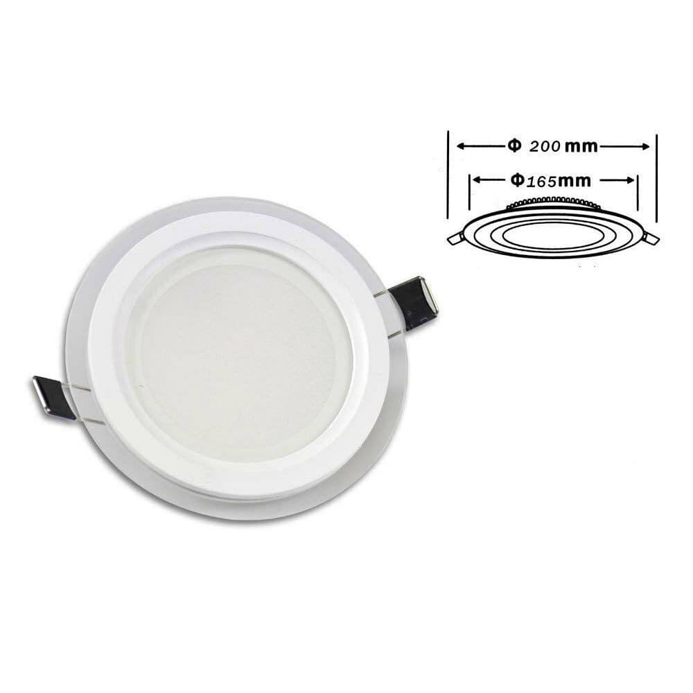 Pannello Led Slim Incasso Bordo Vetro Tondo 18 W Luce 4000k 6500k 3000k P-165et Casa, arredamento e bricolage > Illuminazione da interno > Faretti per interno Trade Shop italia - Napoli, Commerciovirtuoso.it