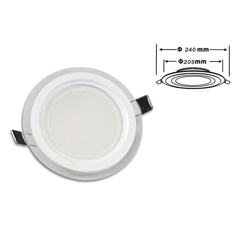 Pannello Led Slim Incasso Bordo Vetro Tondo 24 W Luce 3000k 6500k 4000k P-205et Casa, arredamento e bricolage > Illuminazione da interno > Faretti per interno Trade Shop italia - Napoli, Commerciovirtuoso.it