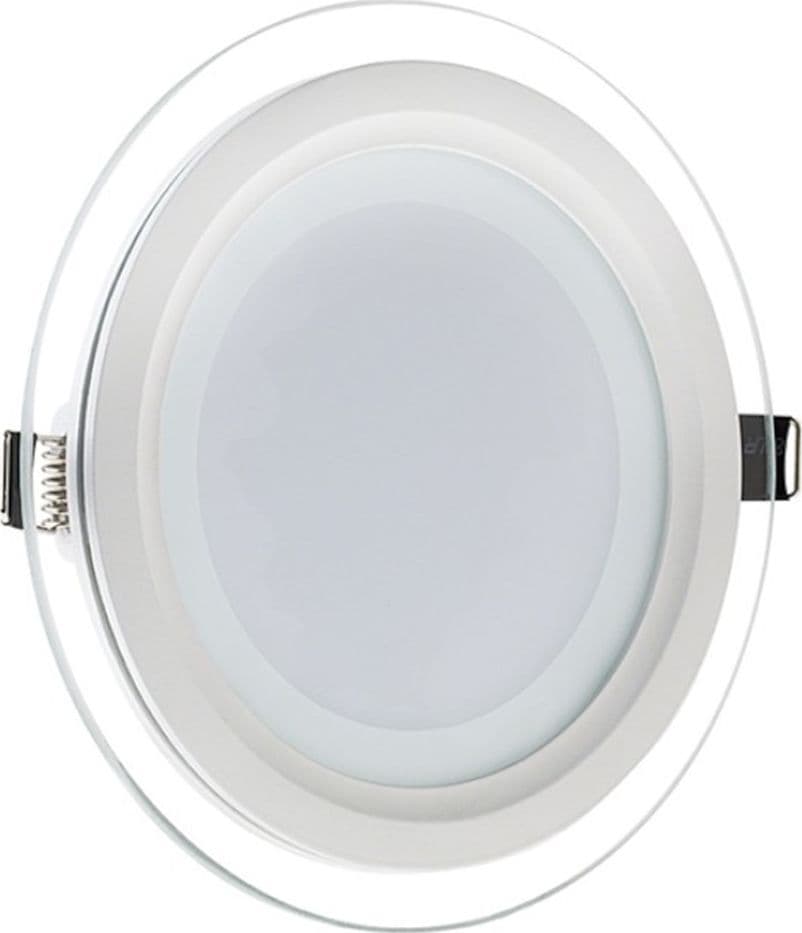 PANNELLO LED SLIM TONDO INCASSO CORNICE VETRO 24W CCT 4000K 3000K 6500K P205E-T3C in Plafoniere da ufficio Trade Shop italia - Napoli, commercioVirtuoso.it