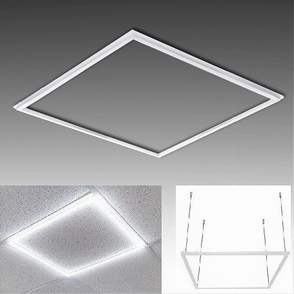 PANNELLO LED TELAIO LUMINOSO CORNICE 60X60 CM 48 W 5700LM LAMPADARIO SOSPENSIONE TOT in Plafoniere Trade Shop italia - Napoli, commercioVirtuoso.it