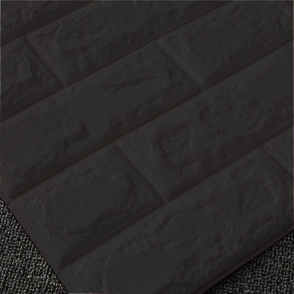 Pannello Spugna 3d Mattoni Colore Nero Adesivo Pareti Sfondo Casa Muri 70x70cm Stickers e Adesivi Trade Shop italia - Napoli, Commerciovirtuoso.it