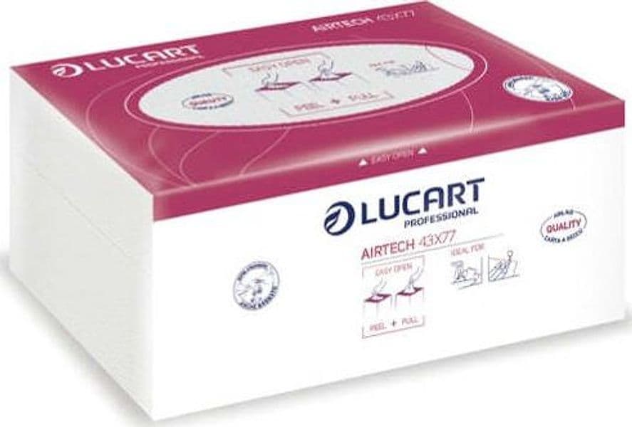 Panni Beauty AirTech per estetisti e parrucchieri - 43x77 cm - Lucart - conf. 100 pezzi Commercio Industria e Scienza/Forniture sanitarie e igieniche/Prodotti di carta/Asciugamani di carta Eurocartuccia - Pavullo, Commerciovirtuoso.it