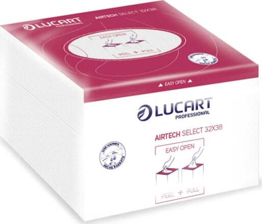 Panni multiuso AirTech Selct - 32x38 cm - Lucart - conf. 55 pezzi Commercio Industria e Scienza/Forniture sanitarie e igieniche/Prodotti di carta/Asciugamani di carta Eurocartuccia - Pavullo, Commerciovirtuoso.it
