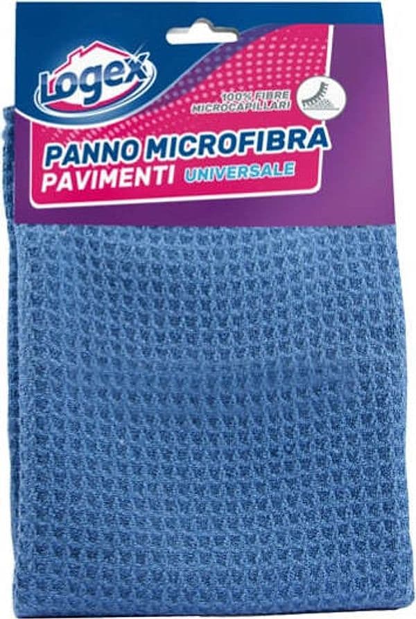 Panno per pavimenti - microfibra - 40x60 cm - blu - Logex Professional Casa e cucina/Detergenti e prodotti per la pulizia/Strumenti di pulizia/Panni per pulizia Eurocartuccia - Pavullo, Commerciovirtuoso.it