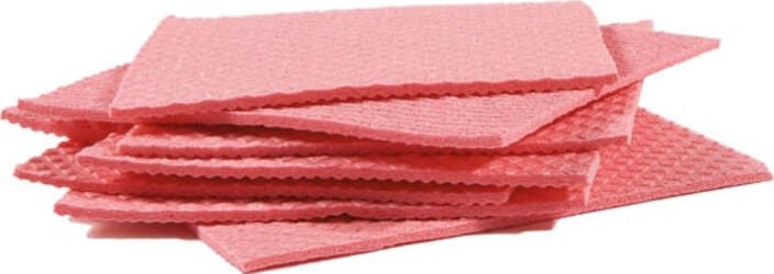 Pannospugna Aquos - 18 x 20 cm - rosso - Perfetto - pack 10 pezzi Casa e cucina/Detergenti e prodotti per la pulizia/Strumenti di pulizia/Panni per pulizia Eurocartuccia - Pavullo, Commerciovirtuoso.it
