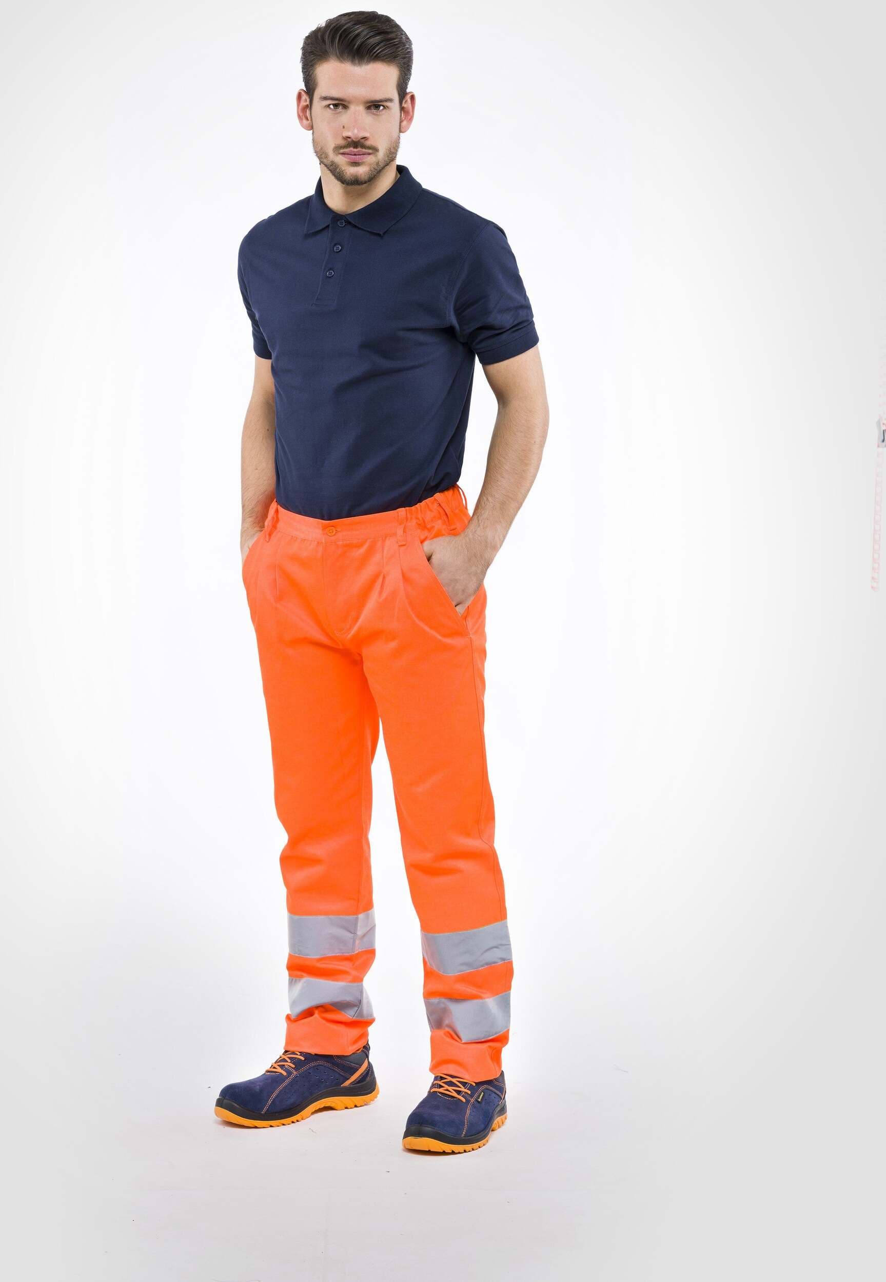 PANTALONE ALTA VISIBILITタ ARANCIO TG. L Moda/Abbigliamento specifico/Abbigliamento da lavoro e divise/Abbigliamento tecnico e protettivo Ferus - Montoro, Commerciovirtuoso.it