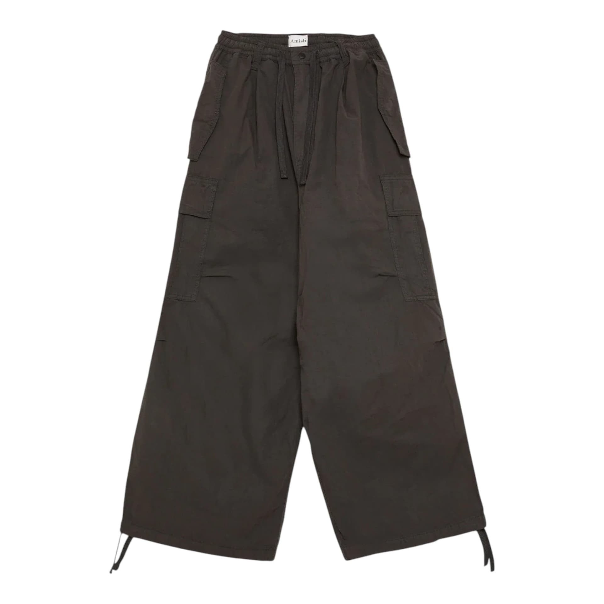 AMISH pantalone amish paracargo unisex amish heavy popeline - washed black da donna in Pantaloni Drestige - Casamassima, commercioVirtuoso.it
