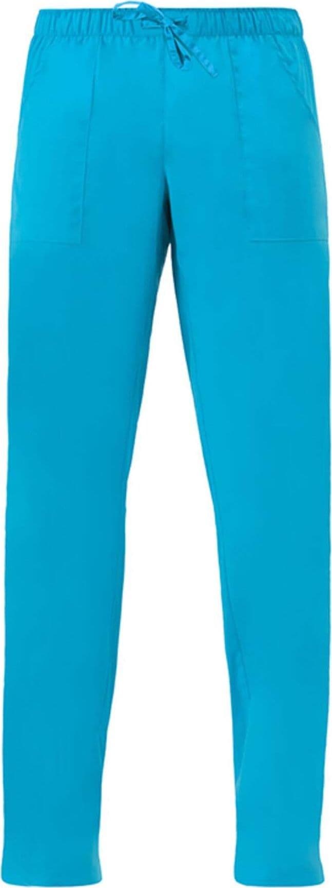 Pantalone Chicago Tg. L Turchese Azzurro Facile Stiro Pantalone Medicale in Uniformi sanitarie - pantaloni Dresswork - Como, commercioVirtuoso.it
