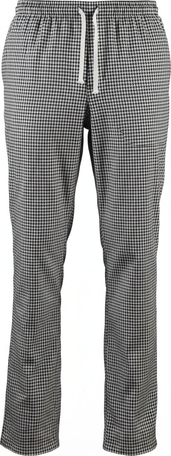 Pantalone Cuoco Siggi Quadretti Pied de Poule con Elastico Comodo Pantaloni Professionali per Cucina Candeggiabili in Pantaloni da chef Dresswork - Como, commercioVirtuoso.it