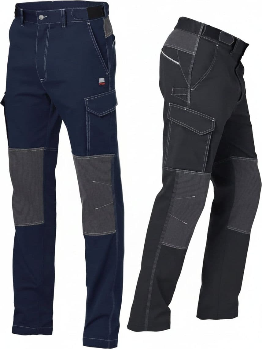 Pantalone Da Lavoro Uomo Siggi Montreal Multitasche Pantaloni Stretch Comodo Rinforzi Sulle Ginocchia Tasconi Pantalone Tecnico Rinforzato in Abbigliamento tecnico e protettivo Dresswork - Como, commercioVirtuoso.it
