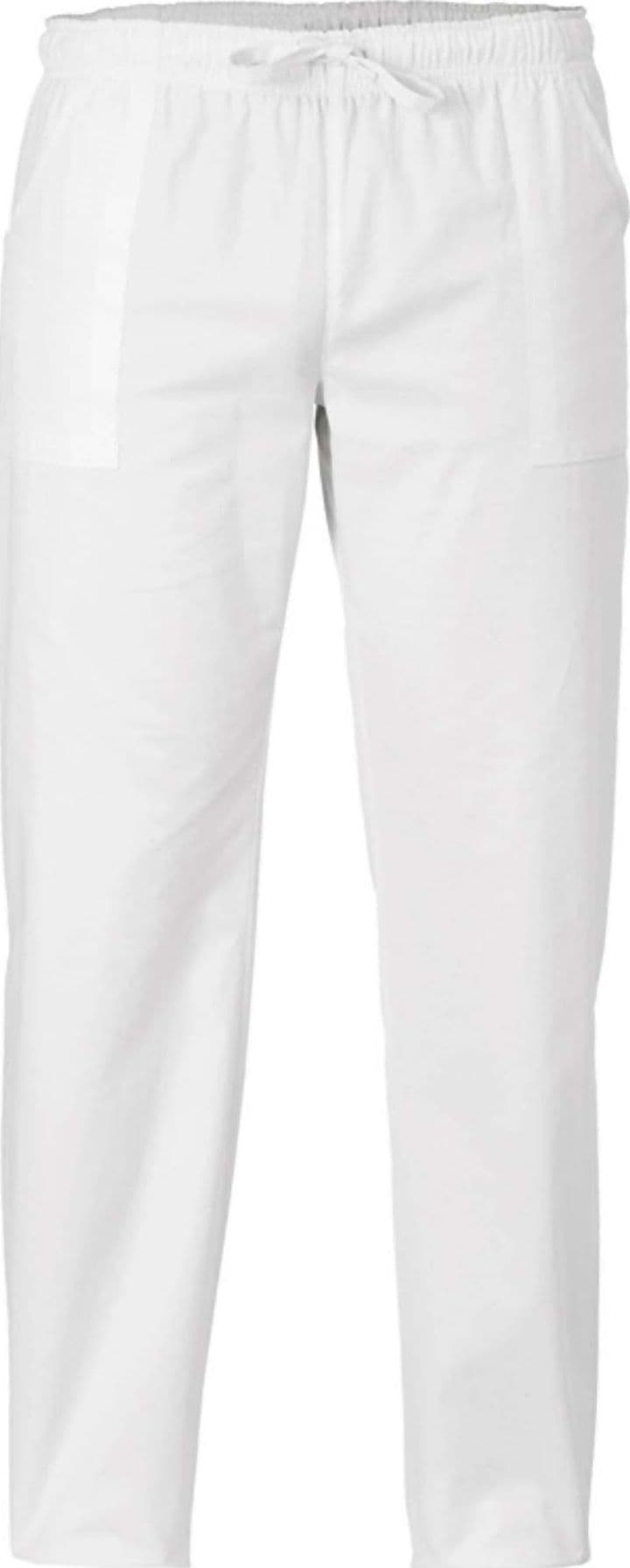 Pantalone Unisex Da Lavoro Pantalone in Cotone Bianco Medico Infermiere Farmacia Cucina Giblor's 123 Gamba Lunga Vita Elastica Dresswork in Uniformi sanitarie - pantaloni Dresswork - Como, commercioVirtuoso.it