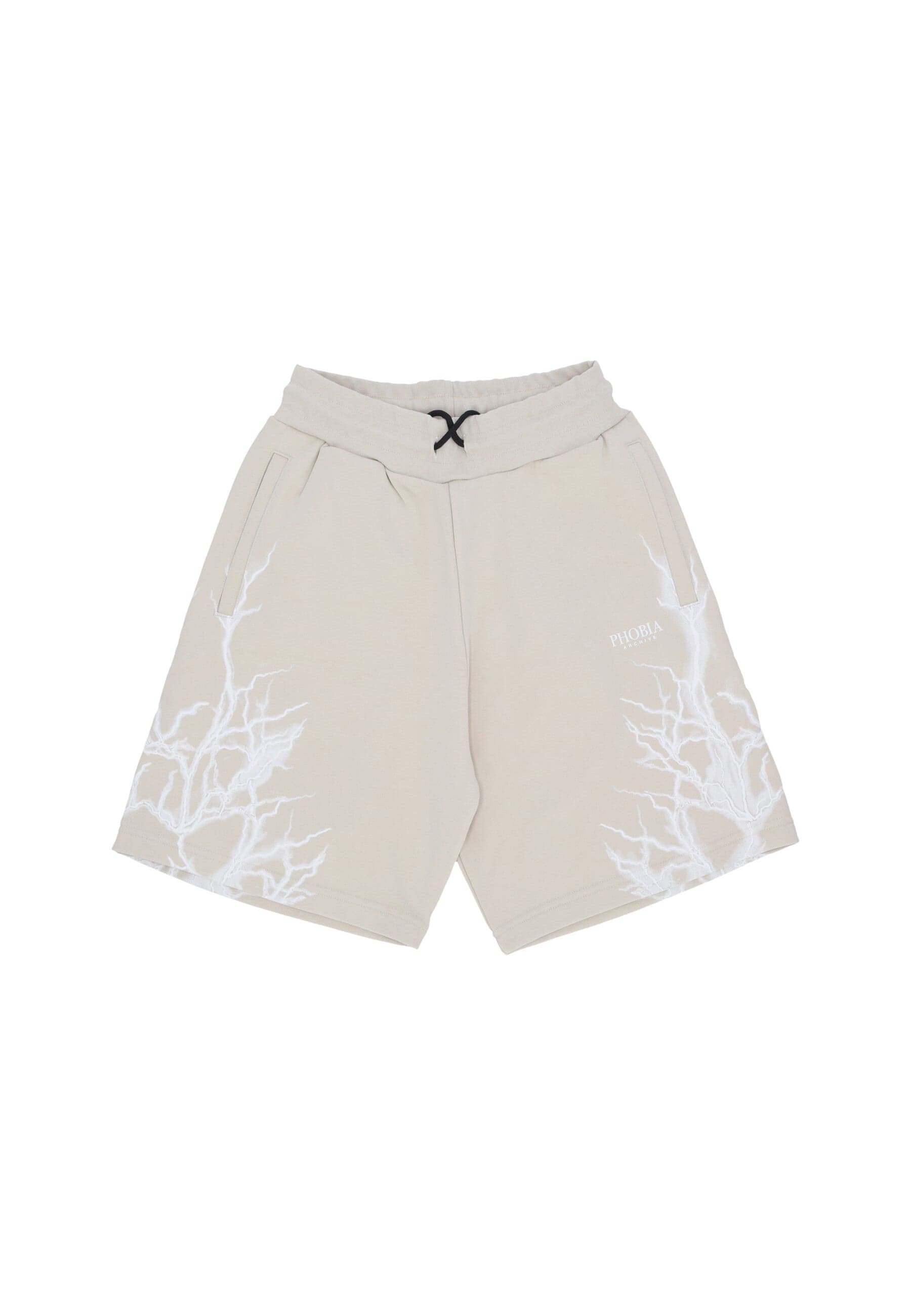 PHOBIA Pantalone Corto Tuta Uomo White Lightning Shorts Sand da uomo in Pantaloncini sportivi Drestige - Casamassima, commercioVirtuoso.it