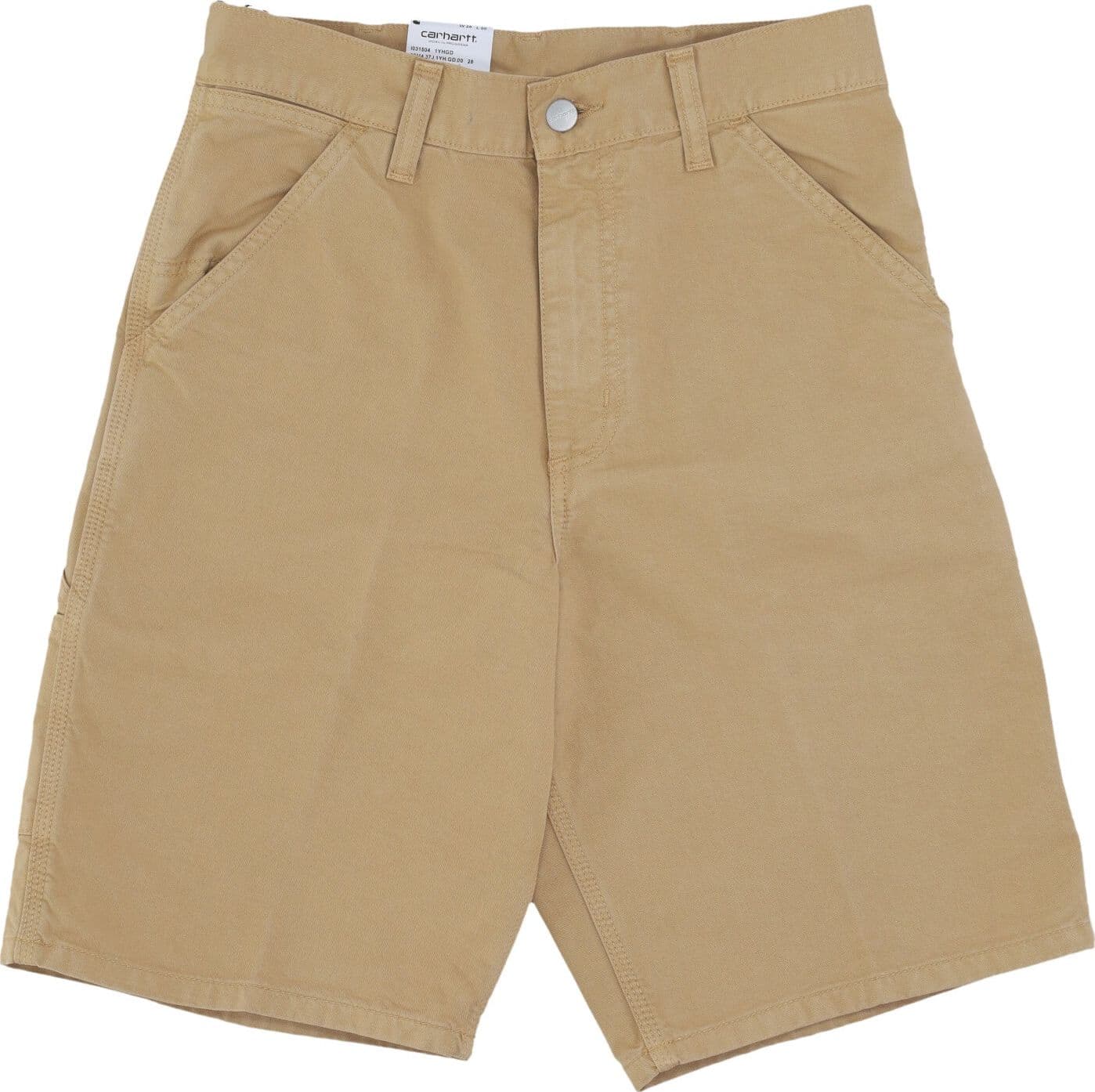 CARHARTT WIP Pantalone Corto Uomo Single Knee Short Bourbon Garment Dyed da uomo in Pantaloncini Drestige - Casamassima, commercioVirtuoso.it