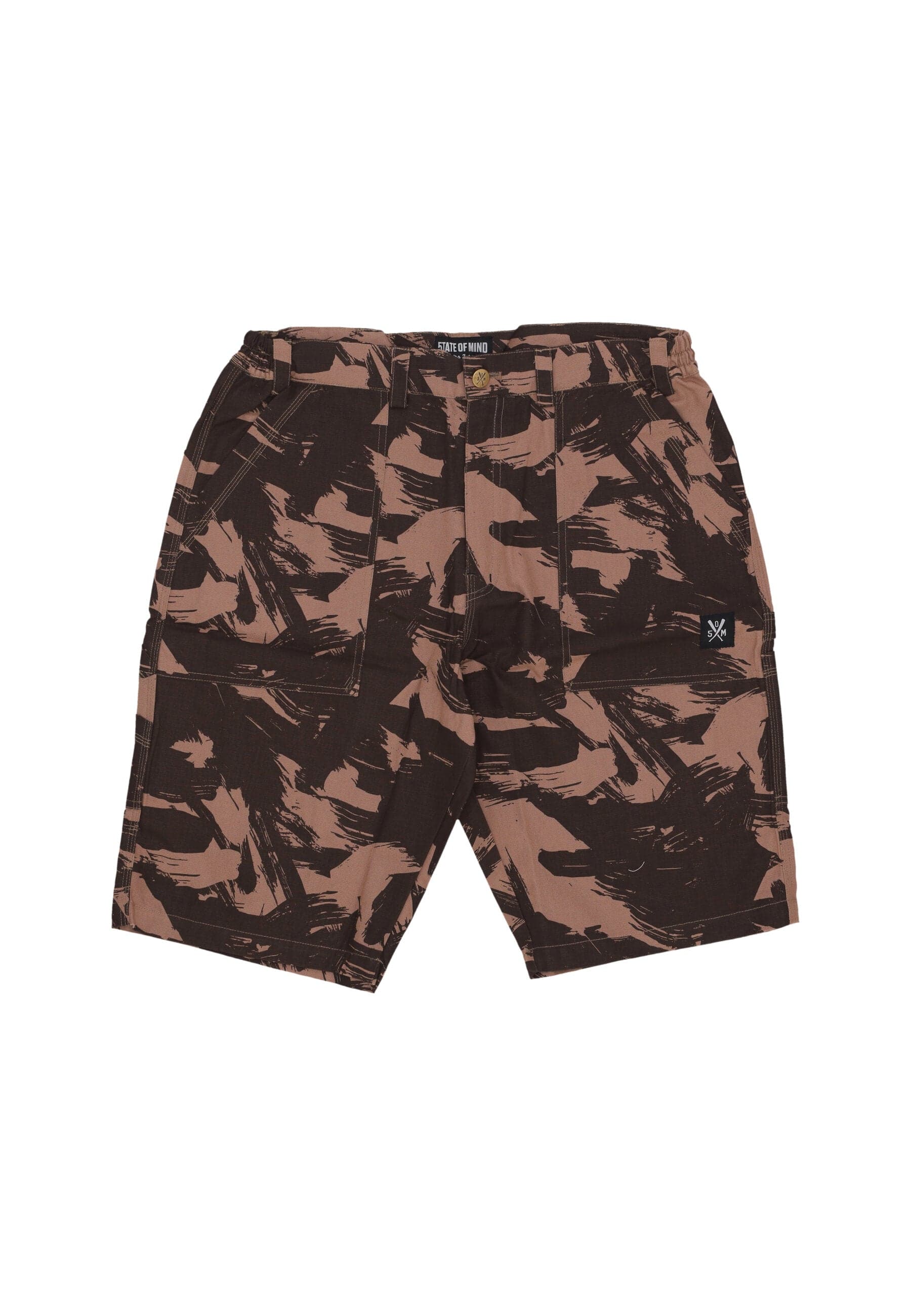 5TATE OF MIND Pantalone Corto Uomo Worker Shorts Brown/camo da uomo in Pantaloncini Drestige - Casamassima, commercioVirtuoso.it