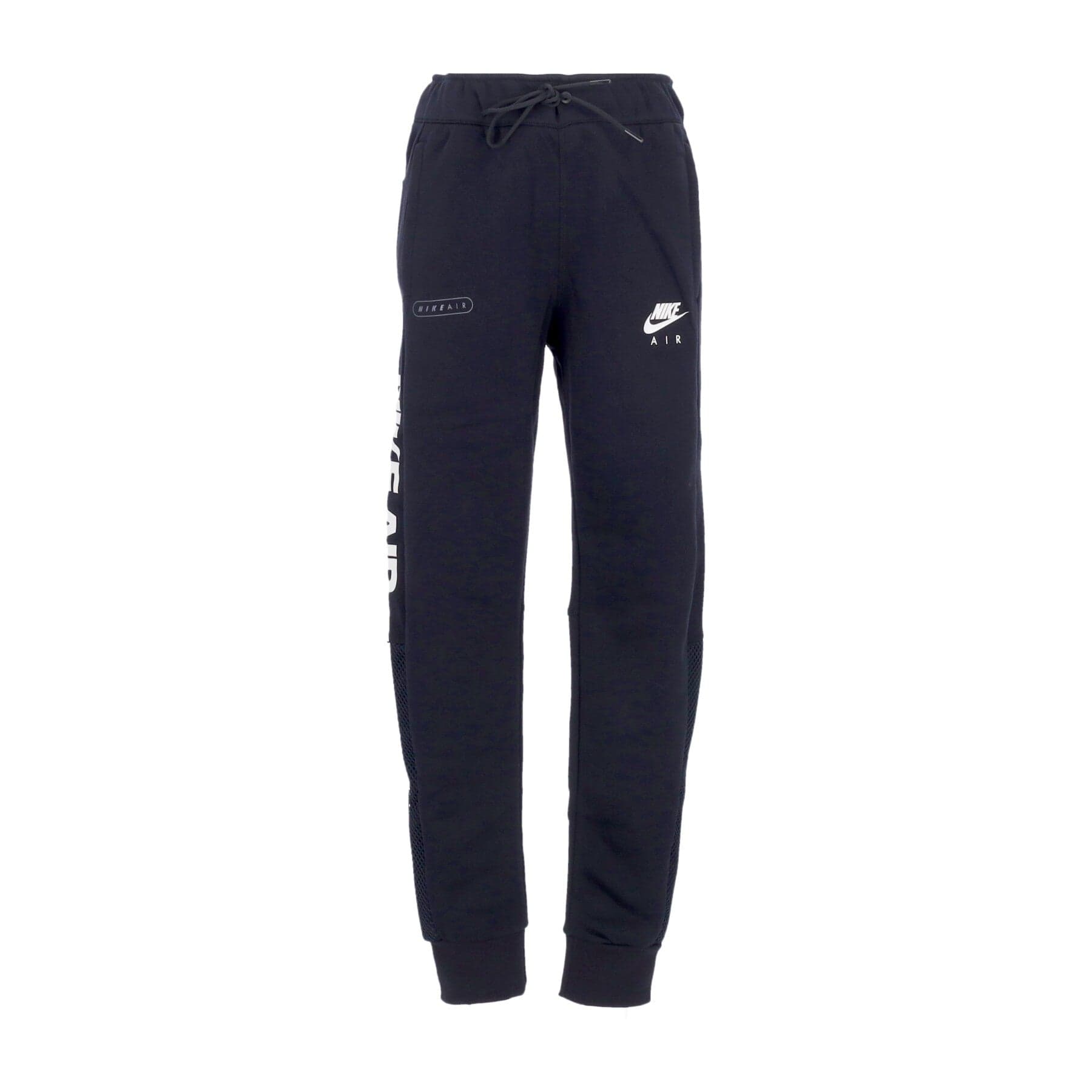 Nike Pantalone Tuta Felpato Uomo Sportswear Air Brushed-black Fleece Joggers Black/light Bone da uomo in Pantaloni sportivi Drestige - Casamassima, commercioVirtuoso.it