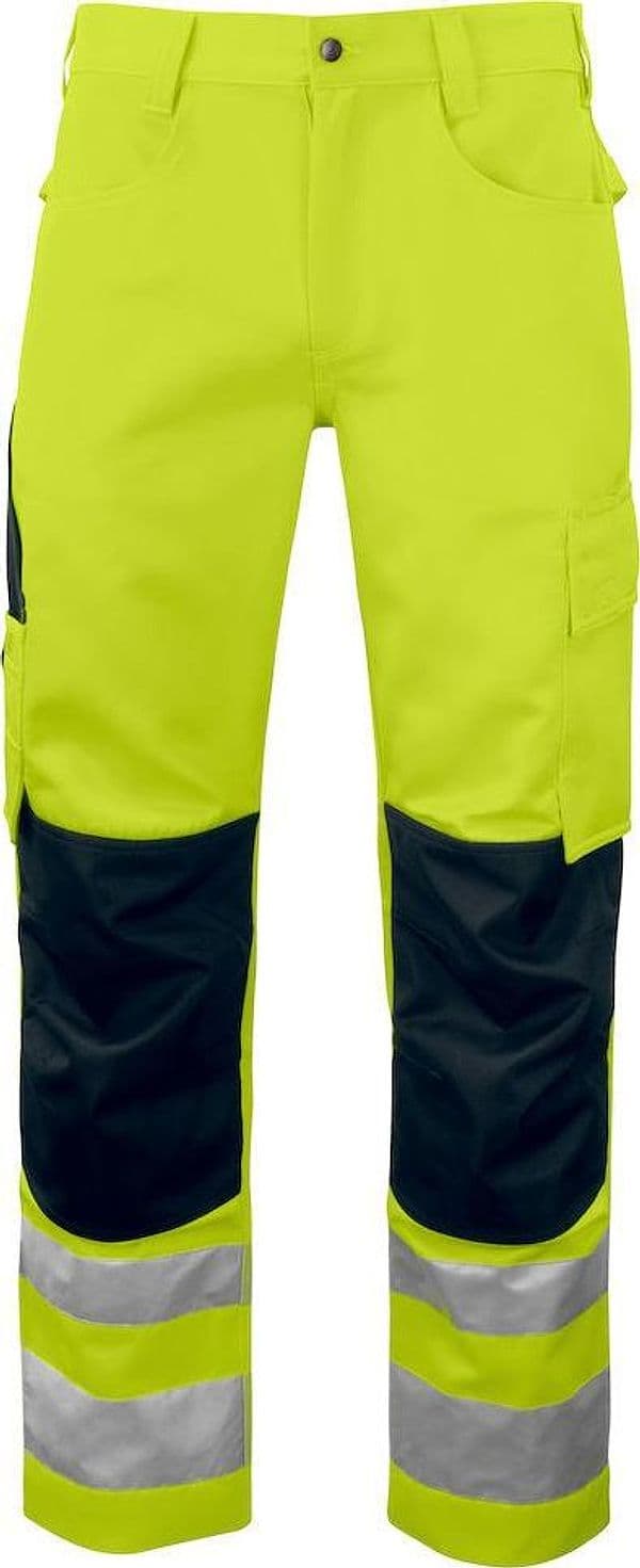 Pantaloni Alta Visibilità Giallo Pantaloni Cantiere Classe 2 con Rinforzi in Pantaloni sportivi Dresswork - Como, commercioVirtuoso.it