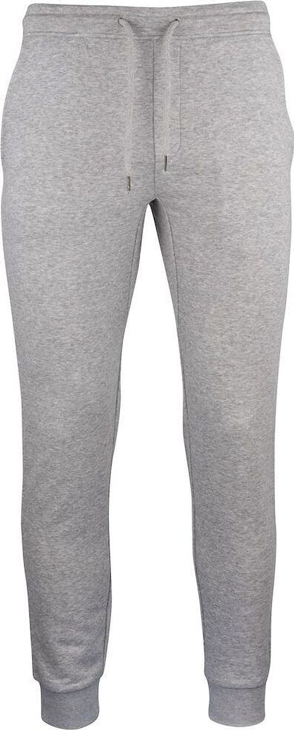 Pantaloni Felpa Clique Grigio Melange Pantaloni Uomo Cotone Organico Ecosostenibile in Pantaloni da ginnastica Dresswork - Como, commercioVirtuoso.it
