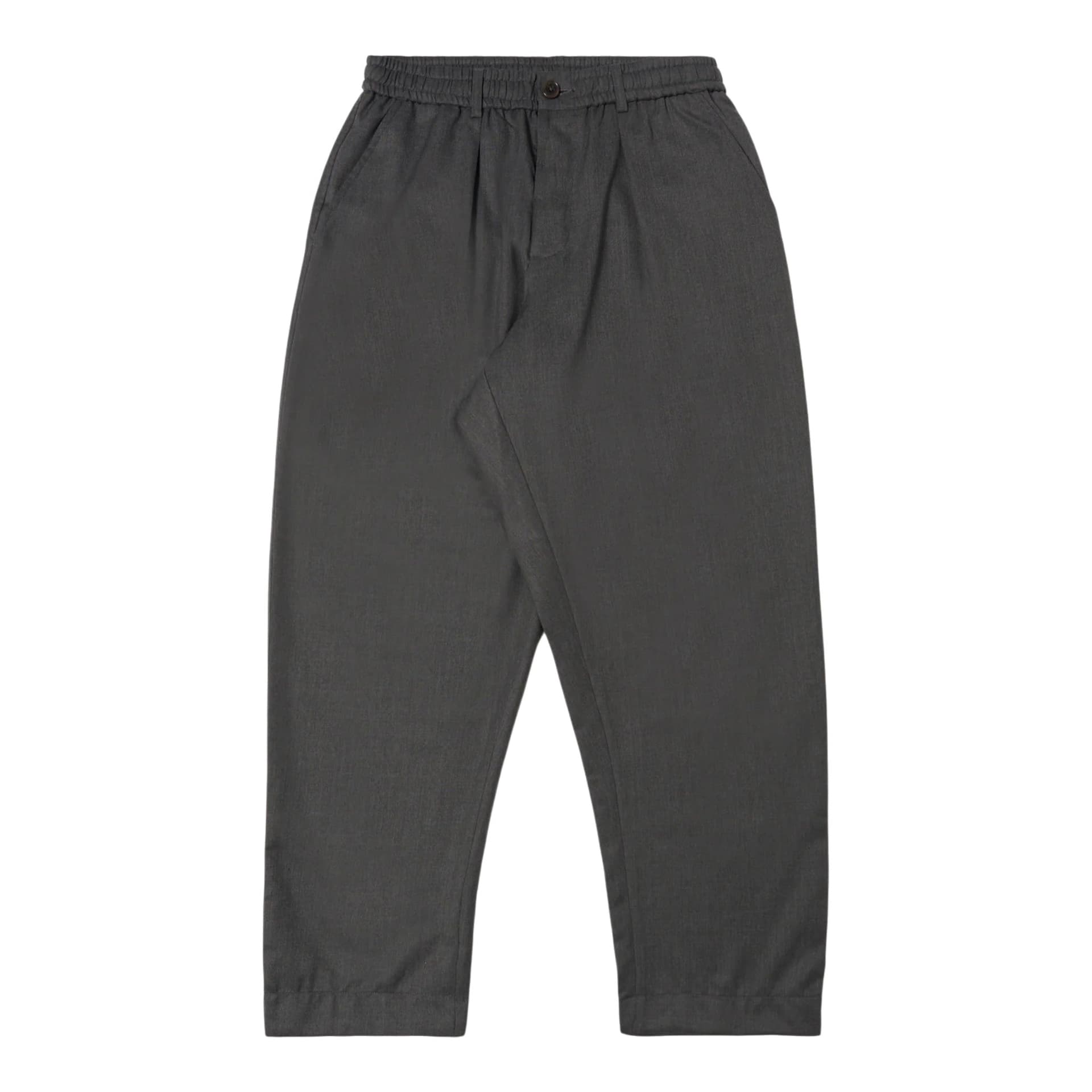 UNIVERSAL WORKS pantaloni universal works oxford pant travel suiting - charcoal da donna in Abbigliamento tecnico e protettivo Drestige - Casamassima, commercioVirtuoso.it