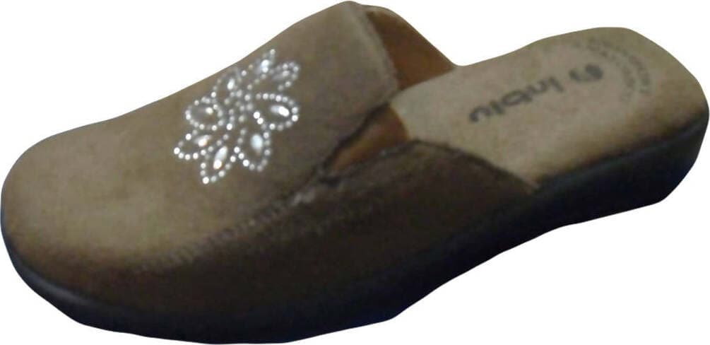 Pantofola Donna Invernale Con Interno Sottopiede Suola Comfort Anatomica Inblu Art. We-05