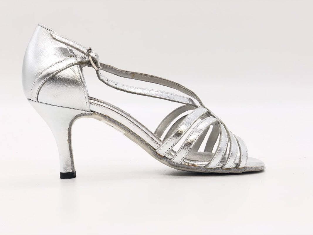 PAOUL Sandalo da ballo donna argento in Scarpe da ballo da donna Calzature Durello - Agna, commercioVirtuoso.it