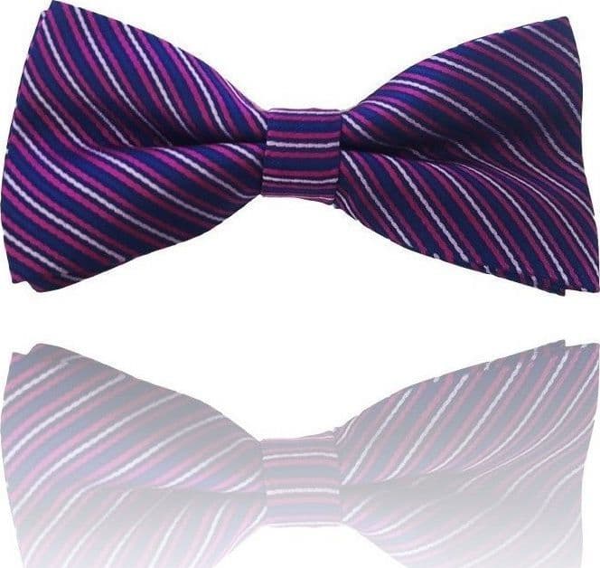 Papillon Strisce Fucsia Blu Righe Cravattino Farfallino Cravatta Frack Papion Moda/Bambini e ragazzi/Accessori/Cravatte e papillon/Papillon Trade Shop italia - Napoli, Commerciovirtuoso.it