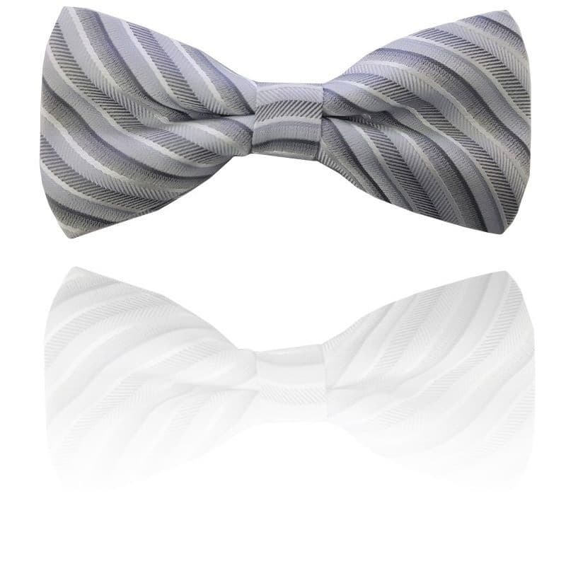 Papillon Strisce Grigio Chiaro Righe Cravattino Farfallino Cravatta Frack Papion Moda/Bambini e ragazzi/Accessori/Cravatte e papillon/Papillon Trade Shop italia - Napoli, Commerciovirtuoso.it