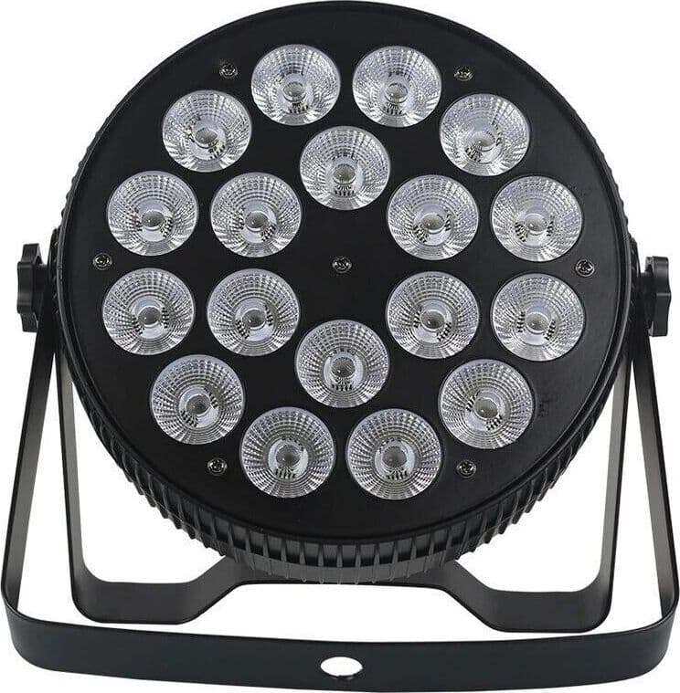 Par-Light-RGBW-faro-LED-18-x-10-Watt-4-IN-1-alta-luminosità-connessione-DMX-DJ
