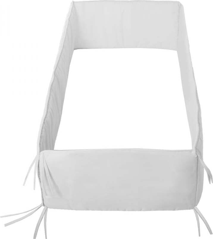 Paracolpi 420 420X30X3 Cm Liso E Bianco Casa e cucina/Tessili per la casa/Biancheria per culle e lettini/Biancheria bimbi/Paraurti per letto La Casa Del Bebè - Napoli, Commerciovirtuoso.it