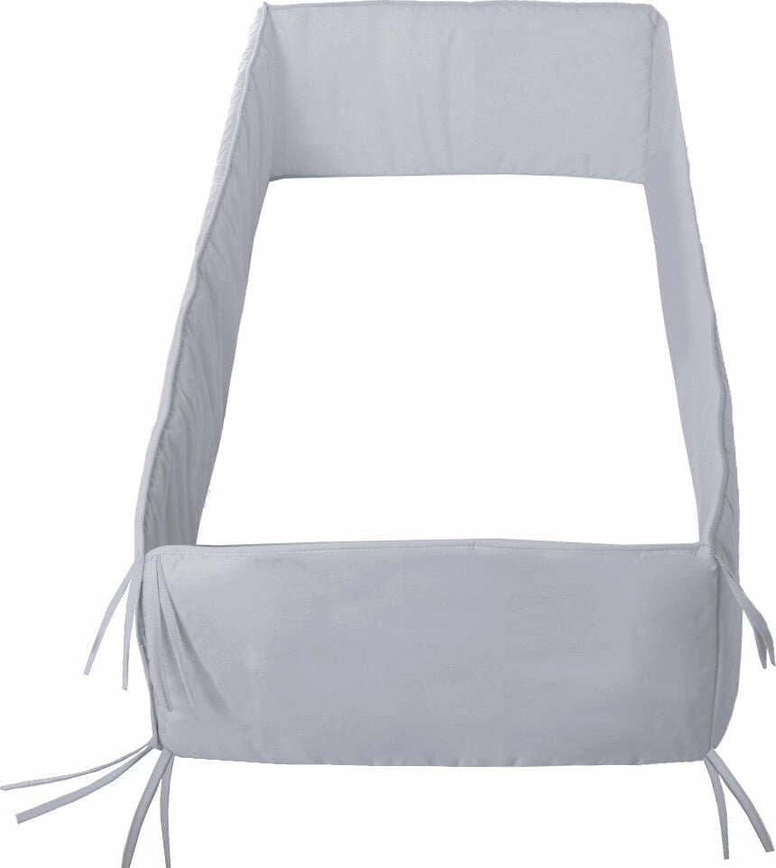 Paracolpi 420 420X30X3 Cm Liso E Grigio Casa e cucina/Tessili per la casa/Biancheria per culle e lettini/Biancheria bimbi/Paraurti per letto La Casa Del Bebè - Napoli, Commerciovirtuoso.it