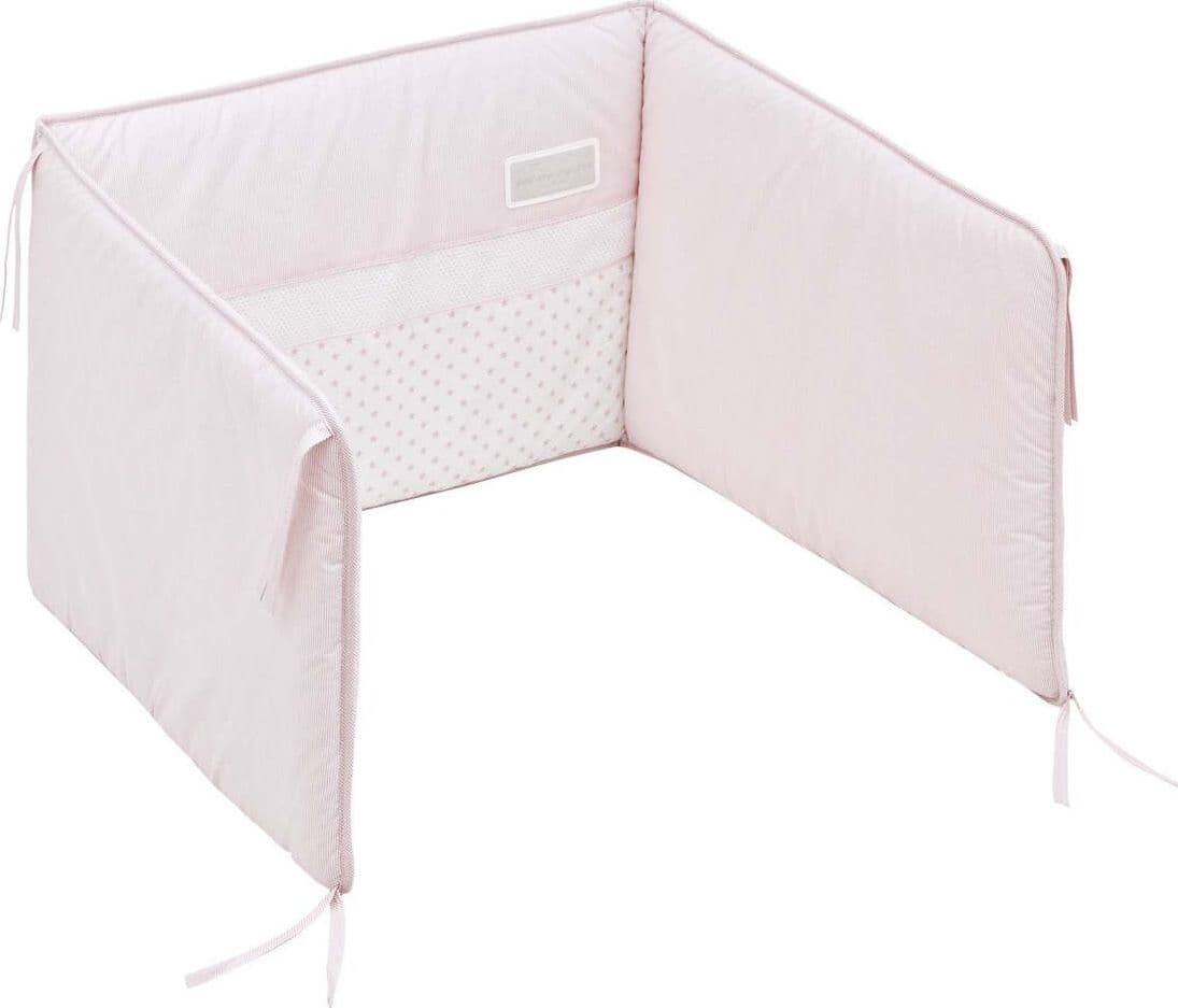 Paracolpi 60 180X40X3 Cm Star Rosa Casa e cucina/Tessili per la casa/Biancheria per culle e lettini/Biancheria bimbi/Paraurti per letto La Casa Del Bebè - Napoli, Commerciovirtuoso.it