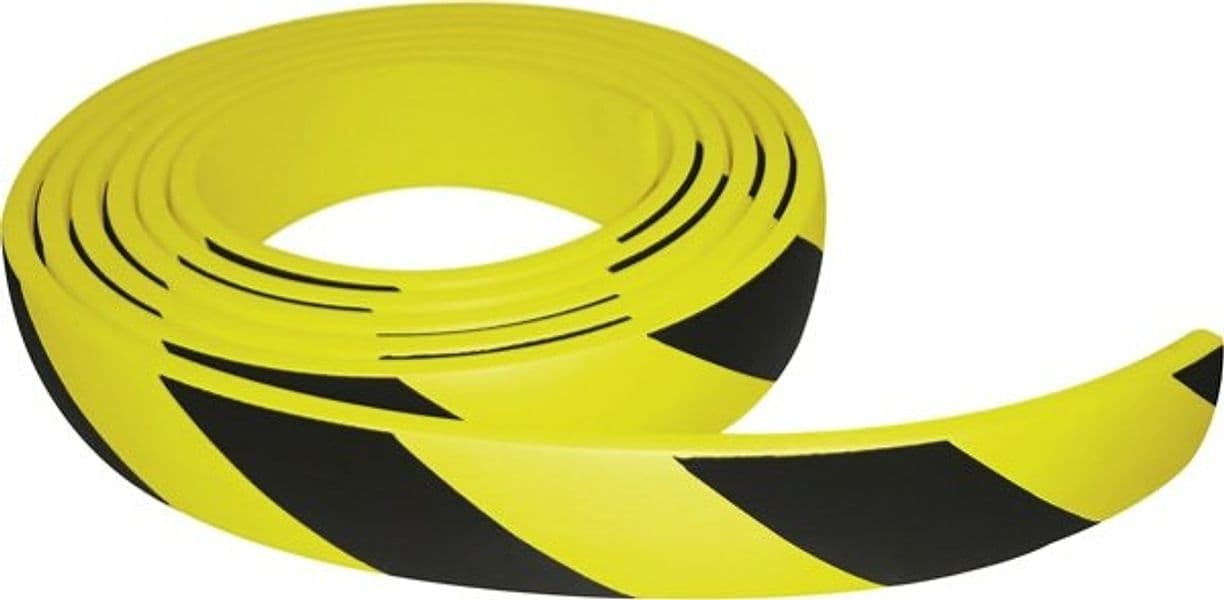 Paracolpi in rotolo da 5 metri - gomma NBR - larghezza 6 cm - giallo-nero Fai da te/Sicurezza e protezione/Attrezzature per sicurezza sul lavoro/Segnaletica antinfortunistica Eurocartuccia - Pavullo, Commerciovirtuoso.it