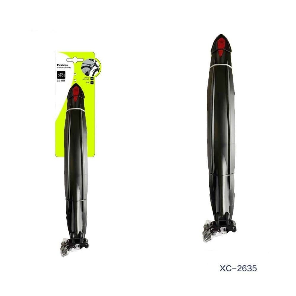 PARAFANGO ANTERIORE POSTERIORE ATTACCO UNIVERSALE PER BICICLETTA IN PVC XC-2635