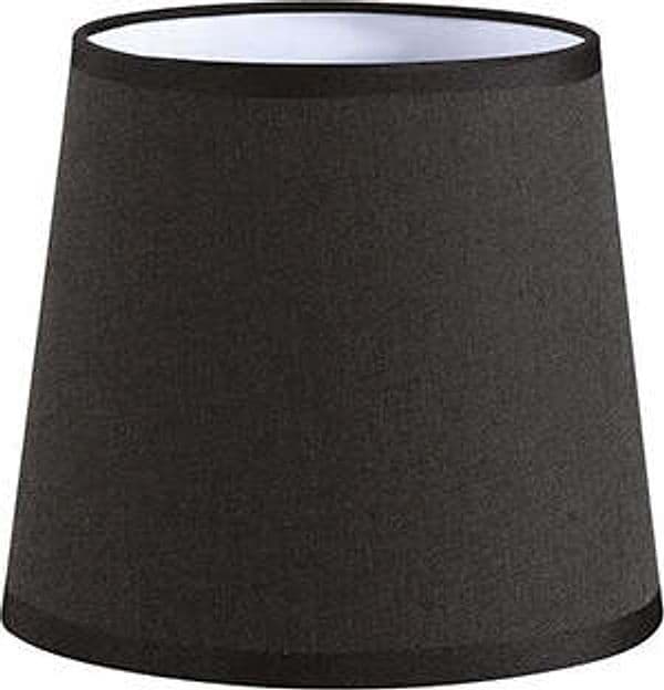 Paralume-Cono-Set-Tessuto-Nero-D16