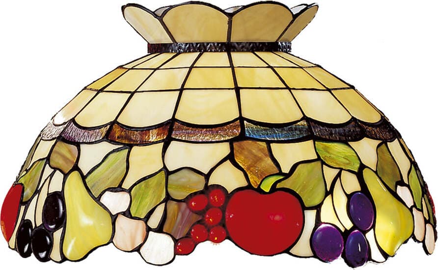 Paralume-Tiffany-In-Vetro-Decorato-Multicolor-D.-45-Cm