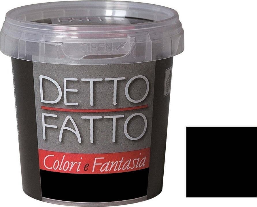 PARAMATTI-DETTO-FATTO-PITTURA-ACRILICA-SUUPERLAVABILE-125-ML-NERO