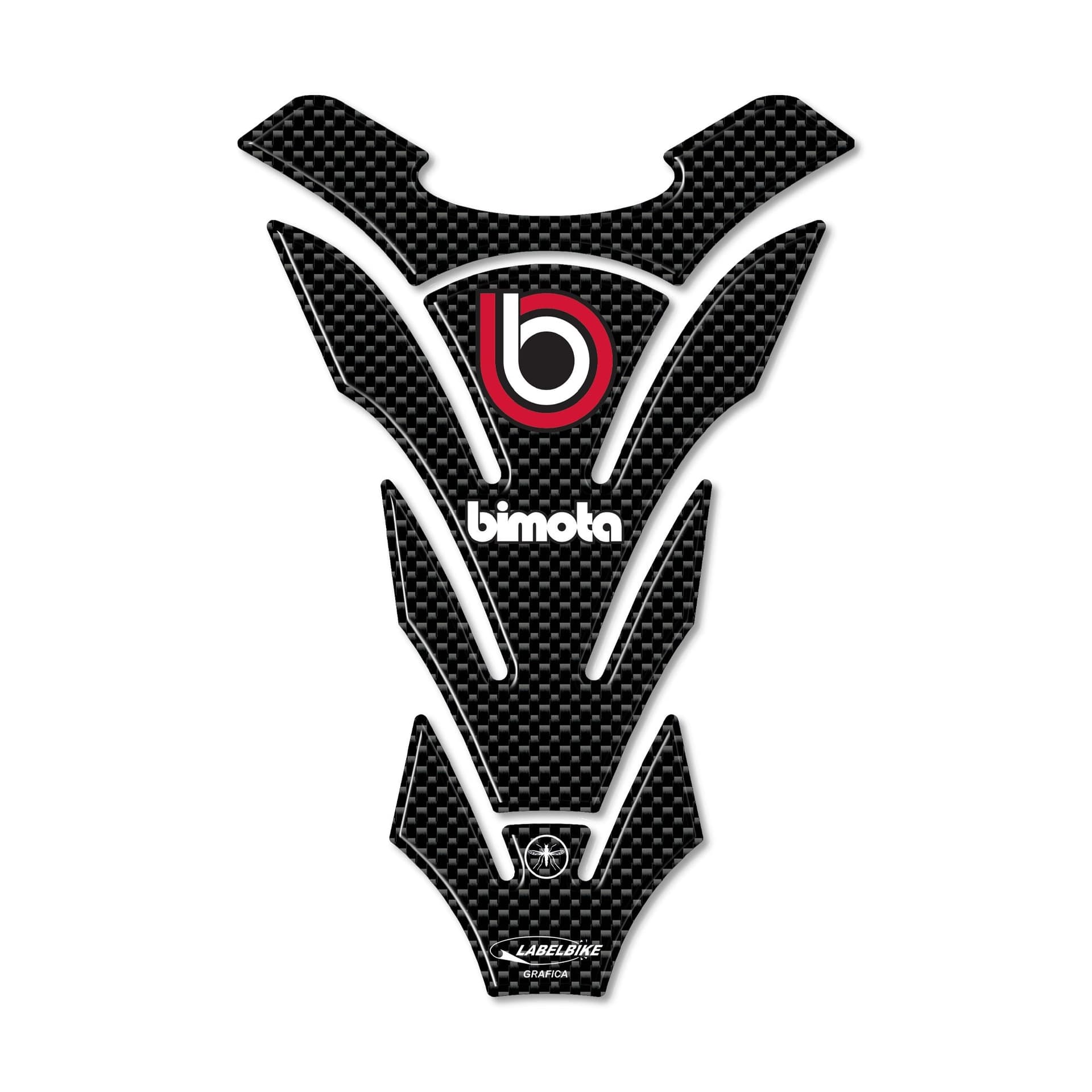 PARASERBATOIO-BIMOTA-ADESIVI-SERBATOIO-RESINA-3D-CARBONIO-compatibile-per-MOTO