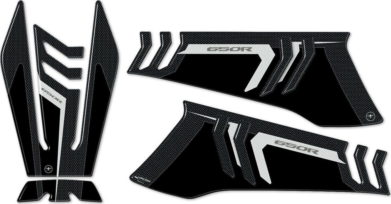 PARASERBATOIO-e-PROTEZIONI-LATERALI-3D-compatibili-x-CB-650-R-MOTO-HONDA-CB650R