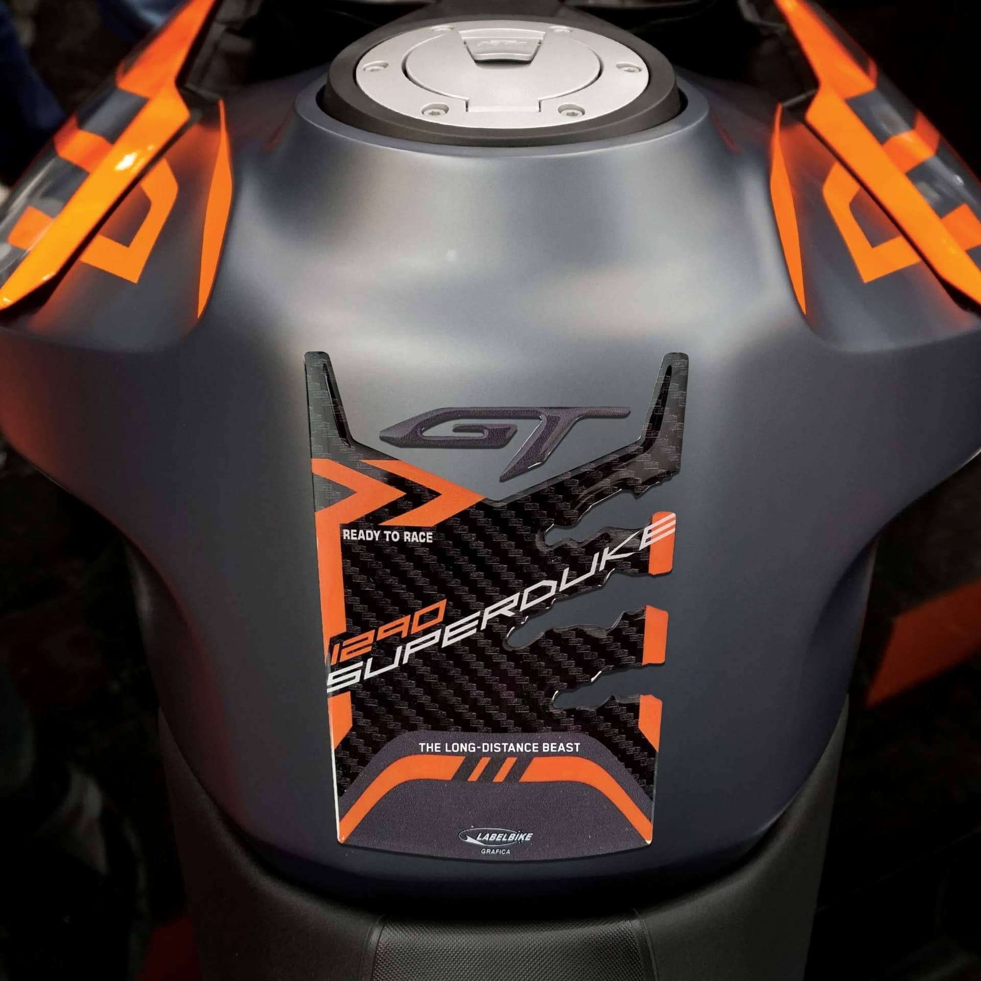 Paraserbatoio-moto-Adesivo-3D-compatibile-con-KTM-1290-Super-Duke-GT-2022-2024