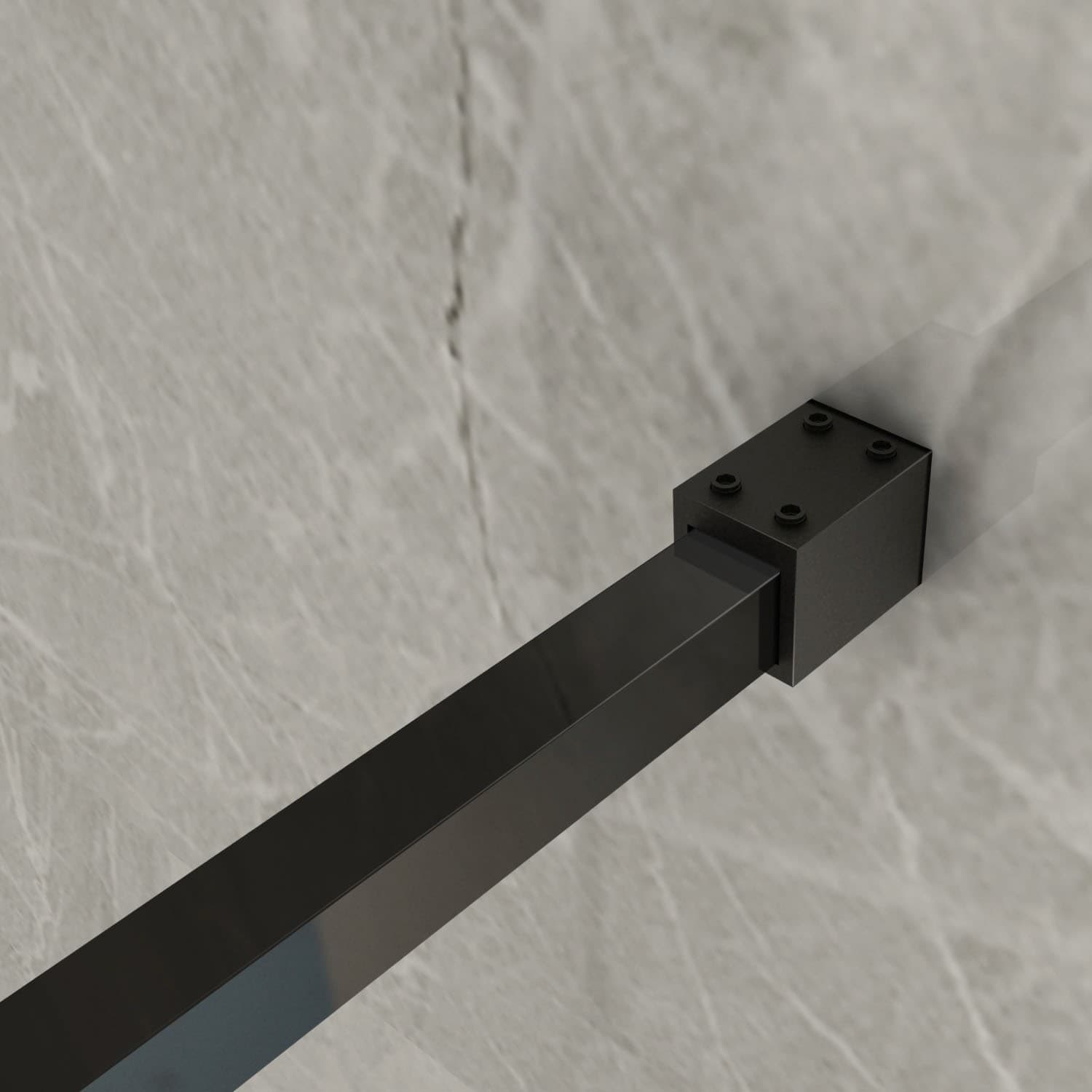 Parete-Doccia-Walk-In-Trasparente-8mm-profilo-nero