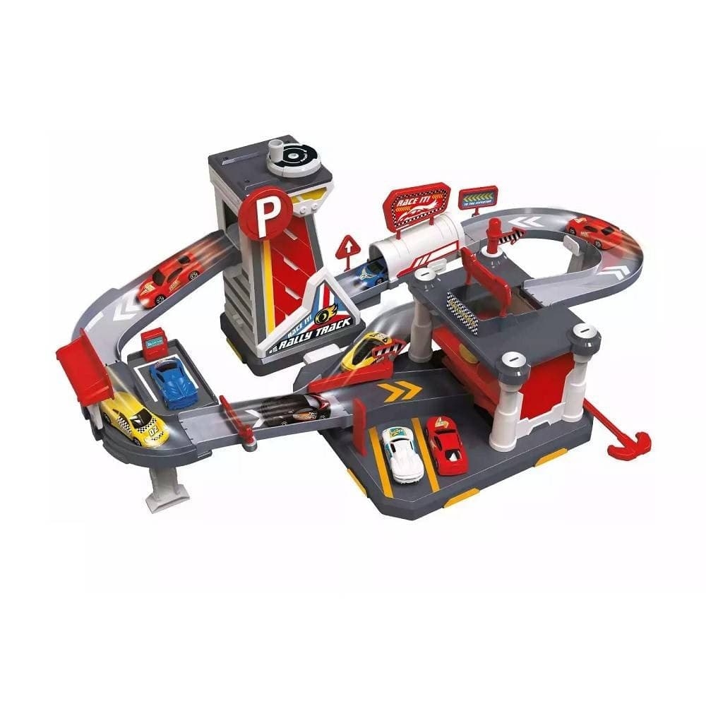 Parking Rally Track Parcheggio 2 Piani Con 6 Auto Ascensore Manuale Gioco Bambini Giochi e giocattoli/Personaggi giocattolo/Edifici e scenari/Garage Trade Shop italia - Napoli, Commerciovirtuoso.it
