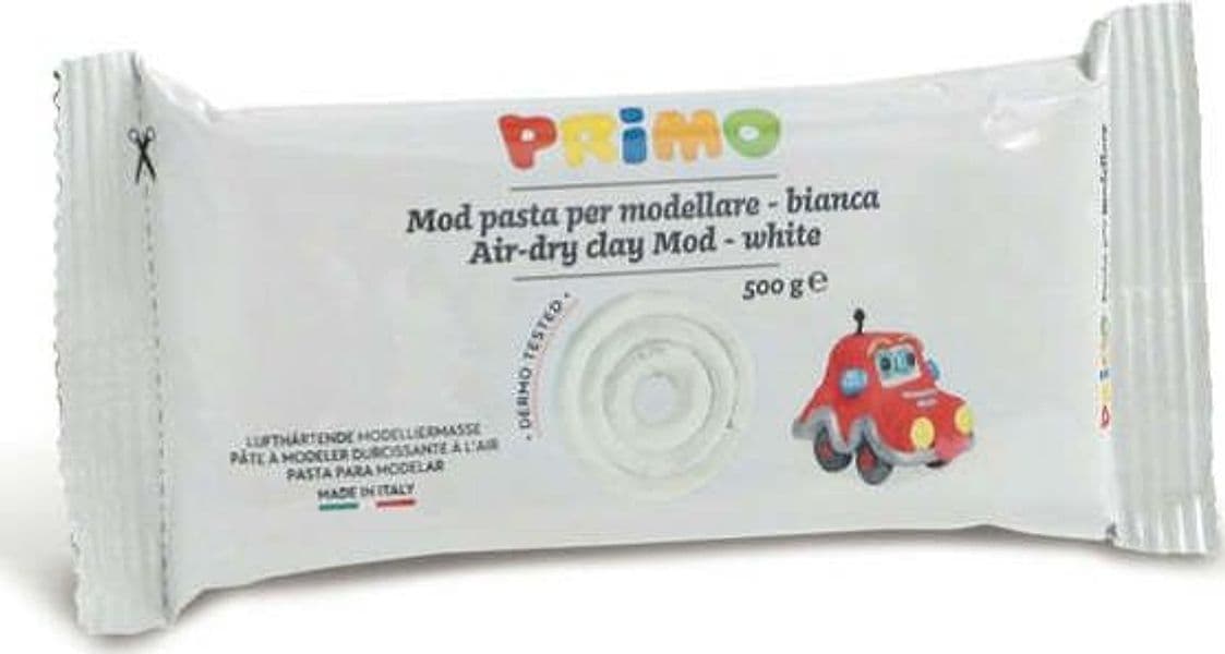 Pasta da modellare - 500gr - bianco - Primo Giochi e giocattoli/Attività creative/Argilla e pasta modellabile Eurocartuccia - Pavullo, Commerciovirtuoso.it