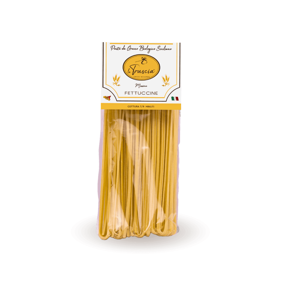 Pasta di Semola di Grano Duro Biologico Siciliano - Fettuccine in Pasta corta La Truscia Tipico Siciliano - Messina, commercioVirtuoso.it